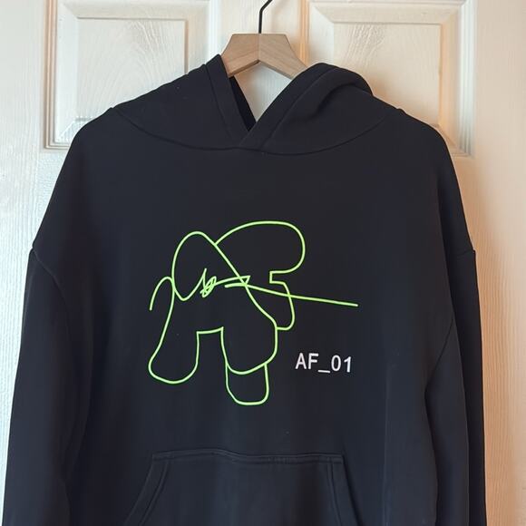 about-face Halsey Limited Edition AF Black Hoodie size XL - Picture 4 of 9